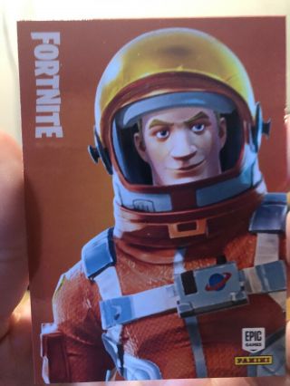 Panini Fortnite Trading Card - Epic Outfit Mission Specialist 222