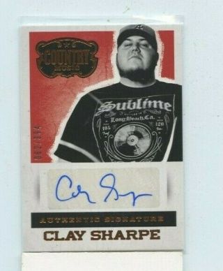 Clay Sharpe 2014 Panini Country Music Authentic Signatures Auto D /394