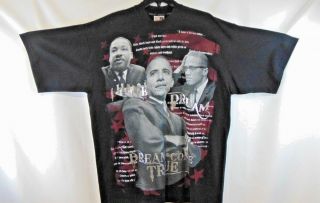 Martin Luther King,  Malcolm X,  Barrack Obama Club 21 Men Xl T - Shirt Pre - Owned