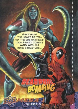 2019 Upper Deck Marvel Deadpool Deadpool Bombing Inserts Db - 4 Omega Red