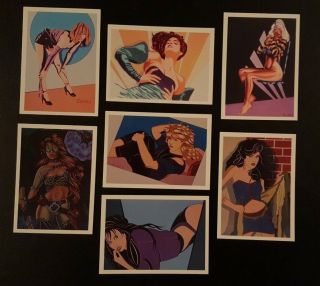 1994 Art Of Curves Adult Trading Cards 96 Cards Near Set (4 Cards Missing)