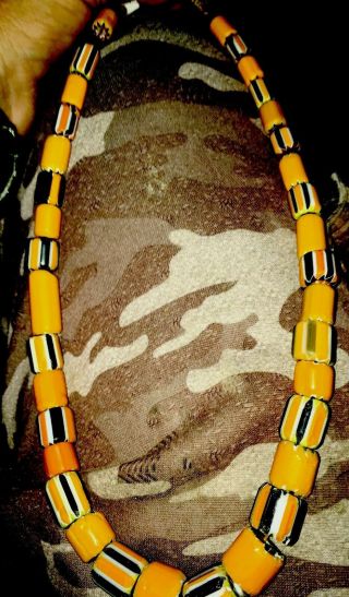 Vintage Indian Tribal Chevron Beads