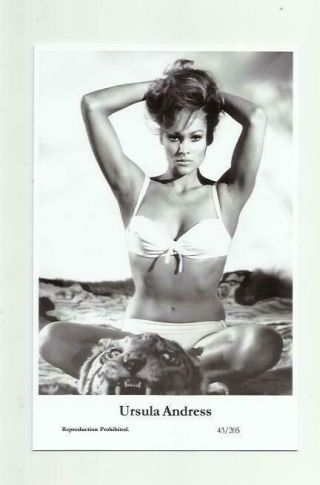 N496) Ursula Andress Swiftsure (43/205) Photo Postcard Film Star Pin Up Glamor