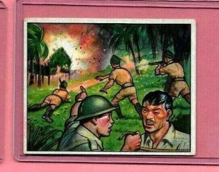 1951 Bowman Fight Red Menace,  Card 17,  War In Malaya