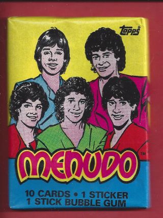 1983 Topps Menudo Trading Cards Wax Pack