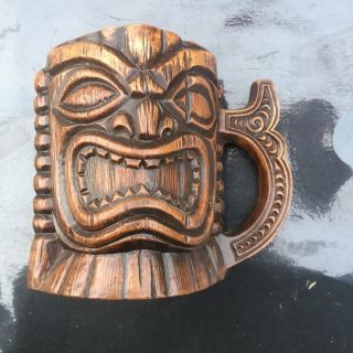 Vintage Treasure Craft Tiki Mug - 1960s