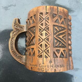 Vintage Treasure Craft Tiki Mug - 1960s 2