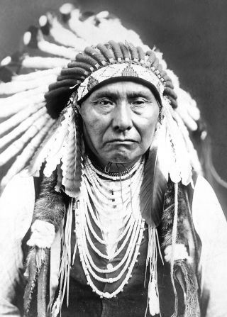 Photo Chief Joseph,  The Leader Of The Wal - Lam - Wat - Kain Native American 1903