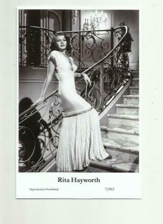 N494) Rita Hayworth Swiftsure (7/812) Photo Postcard Film Star Pin Up Glamour