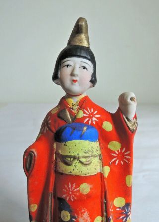 5.  5 Inch Japanese Vintage Porcelain Doll : Shiokumi Kabuki