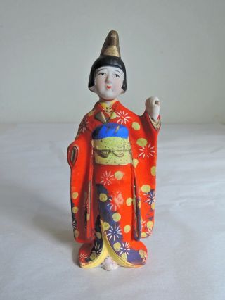 5.  5 inch Japanese Vintage Porcelain doll : Shiokumi Kabuki 2