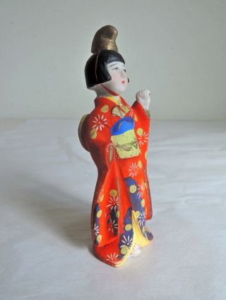 5.  5 inch Japanese Vintage Porcelain doll : Shiokumi Kabuki 3