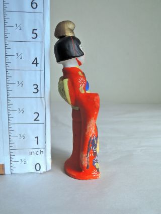 5.  5 inch Japanese Vintage Porcelain doll : Shiokumi Kabuki 4