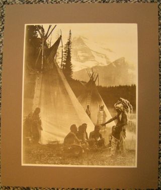 Set of 3 Native American Indian Blackfeet Blackfoot Historic Poster Photo Prints 2