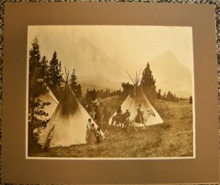 Set of 3 Native American Indian Blackfeet Blackfoot Historic Poster Photo Prints 3