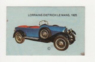 Sanitarium Australia - Veteran & Vintage Cars " Lorraine - Dietrich "