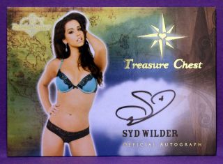 Benchwarmer 2014 Treasure Chest Syd Wilder Authentic Autograph Insert