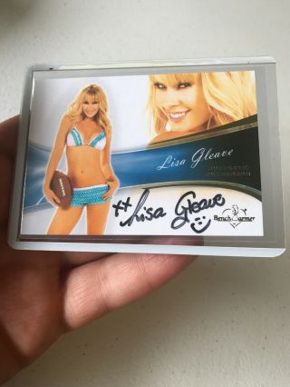 2013 Benchwarmer Bubble Gum Authentic Autograph Card Lisa Gleave