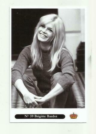 N489) Brigitte Bardot Empire (59) Photo Postcard Film Star Pin Up Glamour