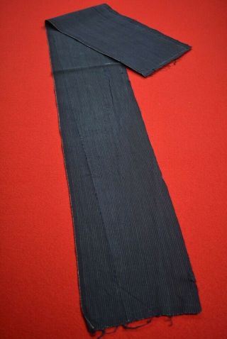 Xs38/50 Vintage Japanese Fabric Cotton Antique Boro Patch Indigo Blue Shima 46 "