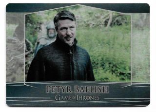 2017 Game Of Thrones Valyrian Steel Base Metal Card 12 Petyr Baelish