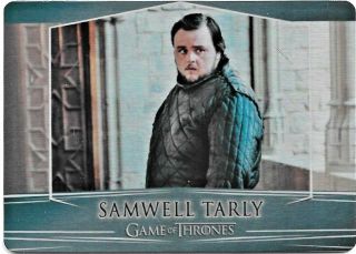 2017 Game Of Thrones Valyrian Steel Base Metal Card 10 Samwell Tarly
