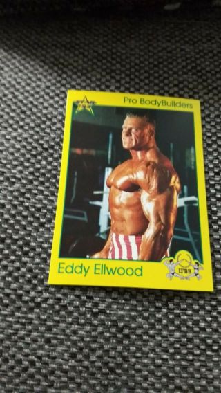 Rare Hard To Find 1993 Ifbb Star Body Building Trading Cards Eddy Ellwood