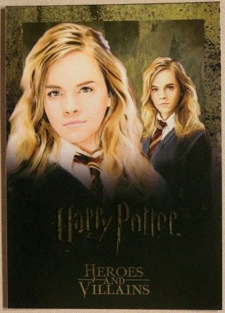 Harry Potter - Emma Watson - Hermione Granger - H&v - Silver Foil - Film - Movie Card - R4