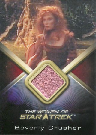 The Women Of Star Trek 2010 Costume Card Wcc19 Beverly Crusher