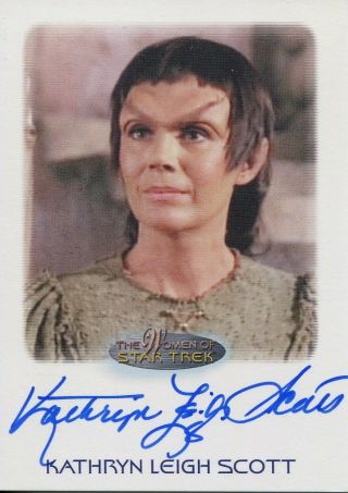The Women Of Star Trek 2010 Autograph Kathryn Leigh Scott