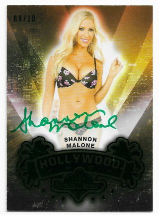 2015 15 Benchwarmer Hollywood Show Shannon Malone Autograph Auto Card Hot /10