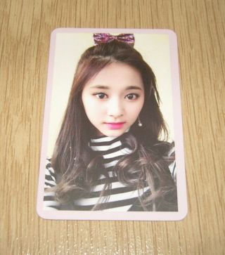 Twice 3rd Mini Album Coaster Lane2 Knock Knock Pink Tzuyu Photo Card Official