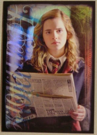 Harry Potter - Emma Watson - Hermione Granger - Hbp - Movie - Rainbow Foil - Movie Card - R7