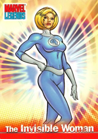 The Invisible Woman / Marvel Legends (topps 2001) Base Trading Card 03