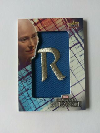 Doctor Dr Strange Upper Deck 2016 Letter " R " Patch Trading Card Lpts - 9