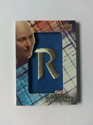 Doctor Dr Strange Upper Deck 2016 Letter " R " Patch Trading Card Lpts - 6