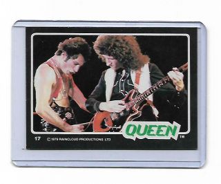 Vintage Donruss Rock Star Trading Cards 1979 Queen Brian May & Freddie Mercury