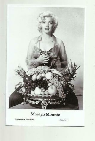 N479) Marilyn Monroe Swiftsure (201/615) Photo Postcard Film Star Pin Up