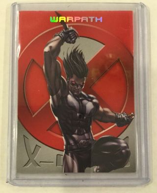 2018 Fleer Ultra X - Men Warpath Red X - Cuts Clear Insert Card 45/99 Xc4