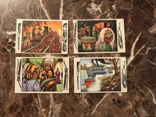 4 Diff 1953 Frontier Day Cards 2 3 8 109