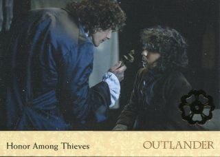 Outlander Season 2 Gold Jacobite Seal Base Card 18 Honor Among Thieves