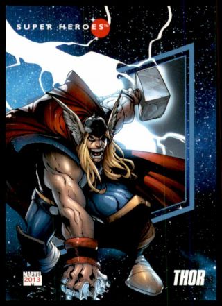 2013 Fleer Retro Marvel 1992 Impel Marvel Universe 12 Thor
