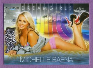 Benchwarmer 2015 Non Sport Update Michelle Baena Dreamgirls Commem.  Promo 18 B