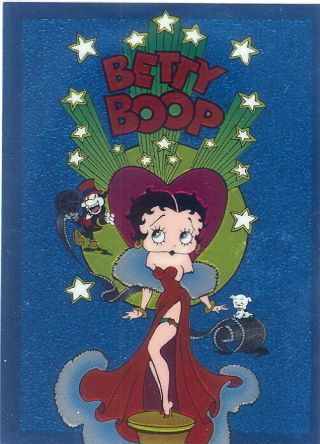 Betty Boop The Pin - Ups Chromium 1996 Krome Productions Promo Card No Number