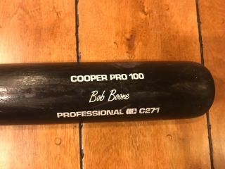1980 Bob Boone Philadelphia Phillies Cooper Pro Game Bat 34 " Loa