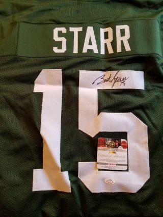 Bart Starr Autographed Jersey