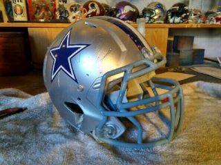 Custom - Dallas Cowboys - Riddell Full - Size Speed Helmet.