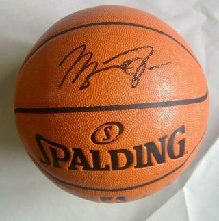 Michael Jordan Hand Signed Basketball -