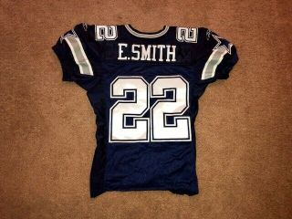 Emmitt Smith 2002 Game Worn Jersey Dallas Cowboys Team Pro Issue Cut
