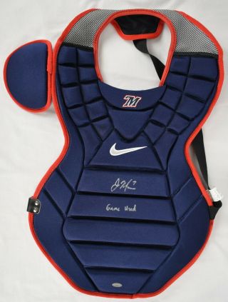 Joe Mauer Minnesota Twins Game Chest Protector Cather 